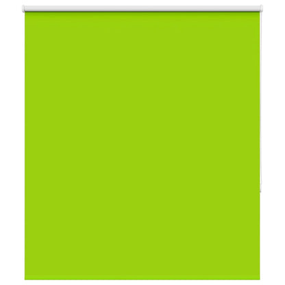 vidaXL Roller Blind Blackout Leaves Green 120x130 cm Fabric Width 116.6 cm Polyester