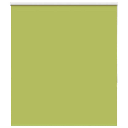 vidaXL Roller Blind Blackout Leaves Green 125x130 cm Fabric Width 121.6 cm Polyester