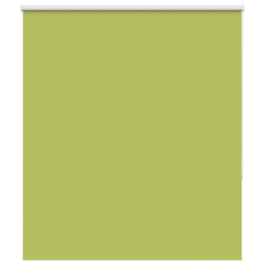 vidaXL Roller Blind Blackout Leaves Green 135x130 cm Width 131.6 cm