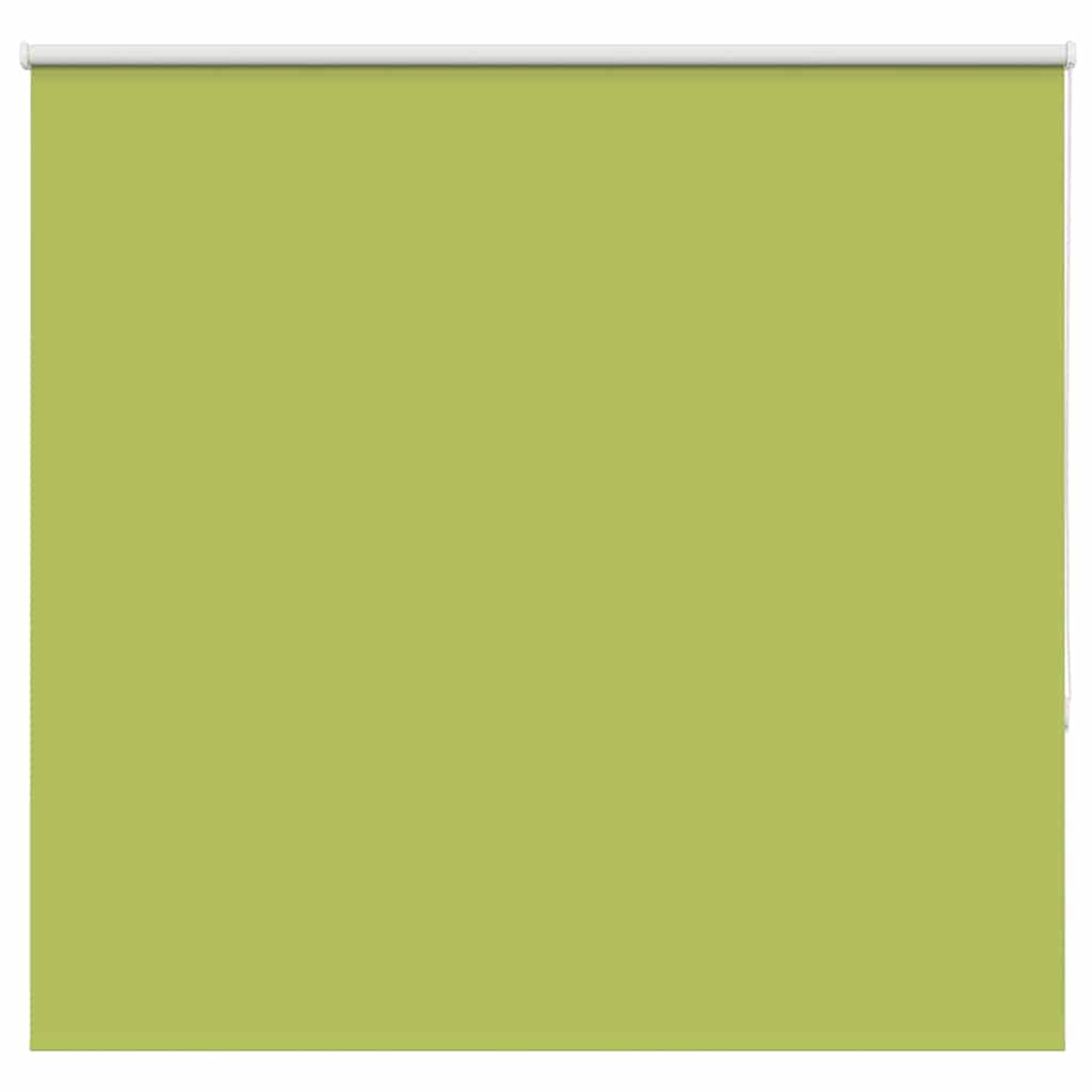 vidaXL Roller Blind Blackout Leaves Green 145x130 cm Width 141.6 cm