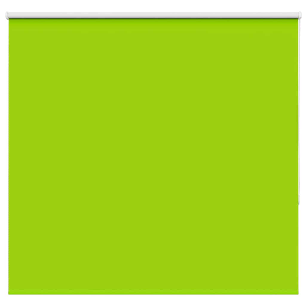 vidaXL Roller Blind Blackout Leaves Green 150x130 cm Fabric Width 146.6 cm Polyester