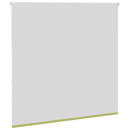vidaXL Roller Blind Blackout Leaves Green 150x130 cm Width 146.6 cm