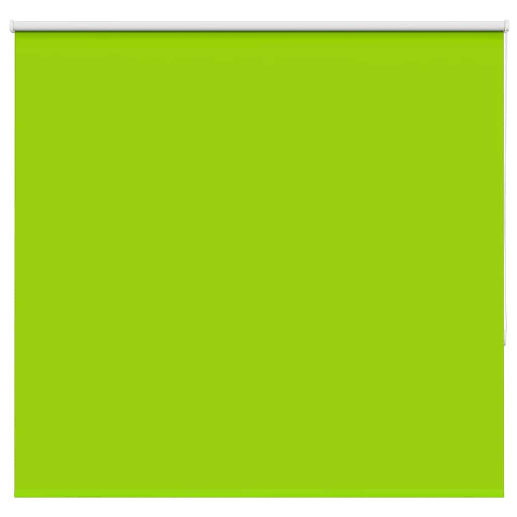 vidaXL Roller Blind Blackout Leaves Green 155x130 cm Fabric Width 151.6 cm Polyester