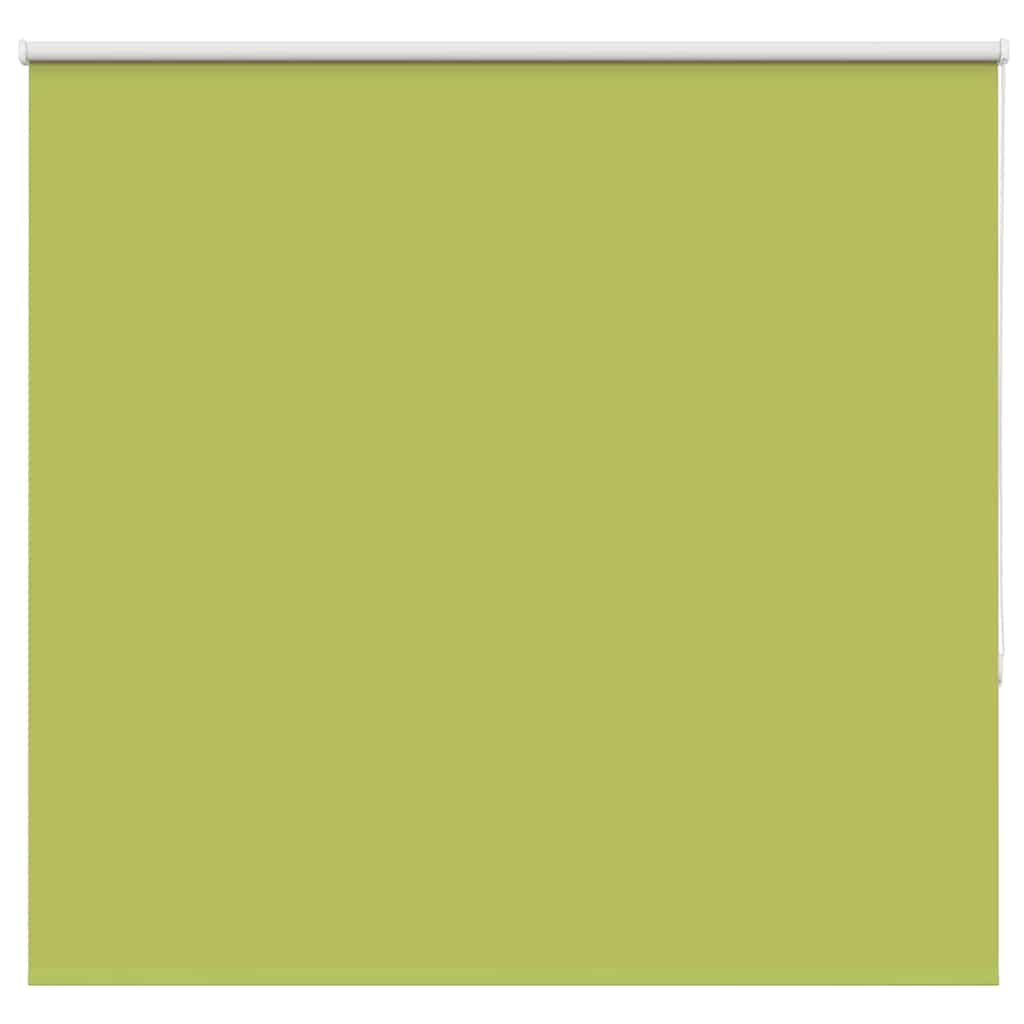 vidaXL Roller Blind Blackout Leaves Green 155x130 cm Fabric Width 151.6 cm Polyester