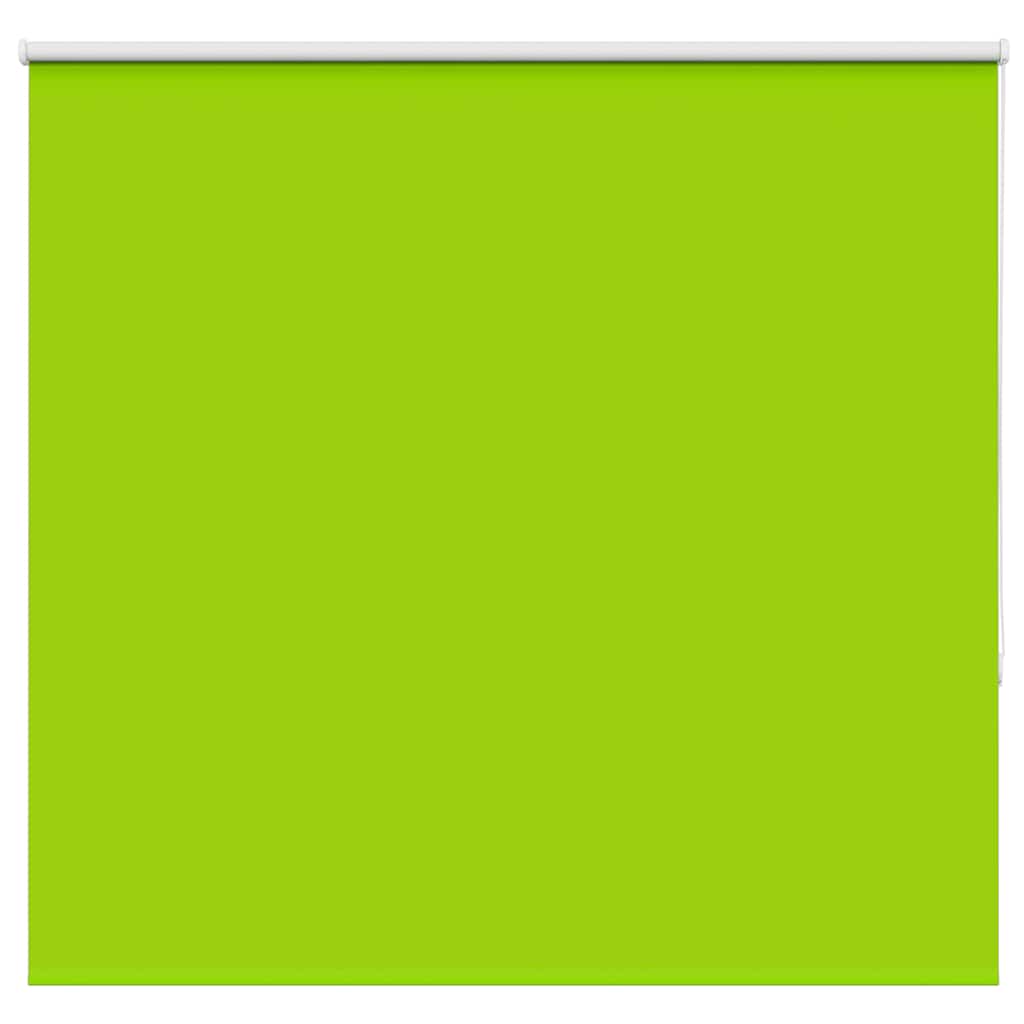 vidaXL Roller Blind Blackout Leaves Green 160x130 cm Fabric Width 156.6 cm Polyester