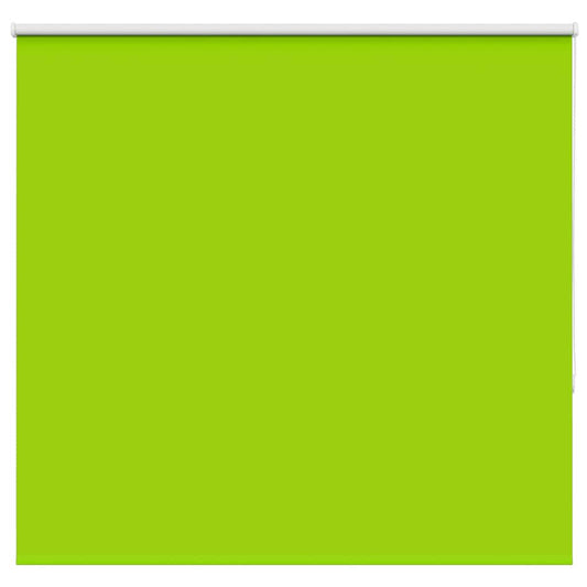 vidaXL Roller Blind Blackout Leaves Green 160x130 cm Fabric Width 156.6 cm Polyester