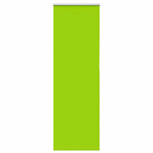 vidaXL Roller Blind Blackout Leaves Green 40x150 cm Fabric Width 35.7 cm Polyester