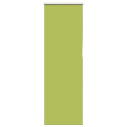 vidaXL Roller Blind Blackout Leaves Green 45x150 cm Fabric Width 40.7 cm Polyester