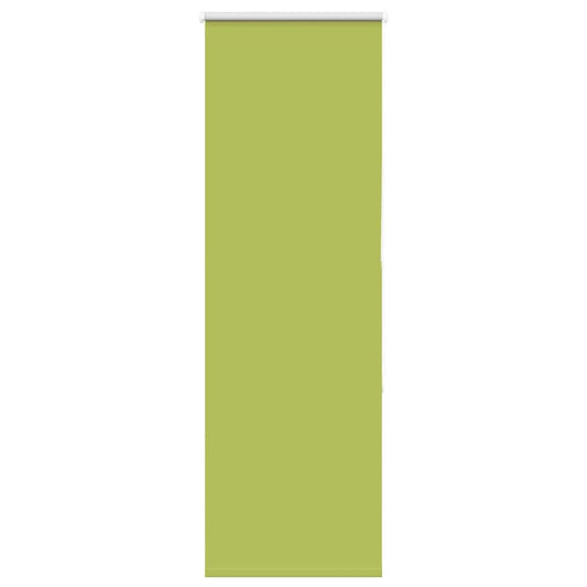 vidaXL Roller Blind Blackout Leaves Green 45x150cm Fabric Width 40.7cm