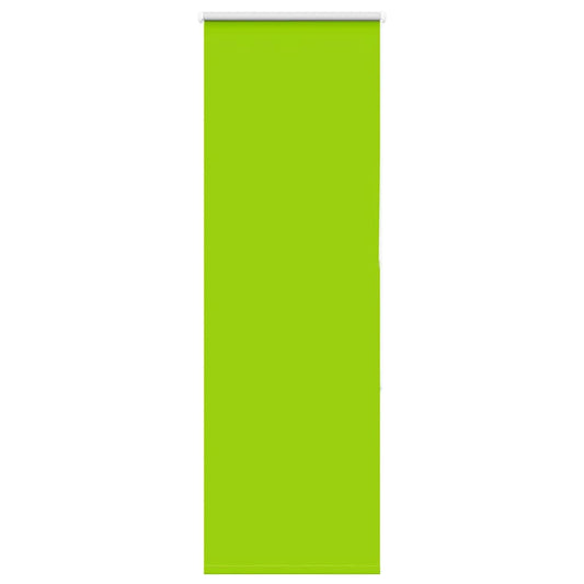 vidaXL Roller Blind Blackout Leaves Green 50x150 cm Fabric Width 45.7 cm Polyester