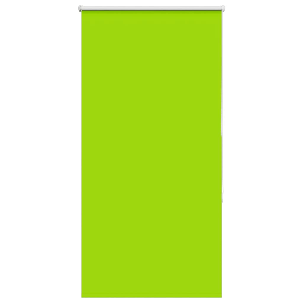 vidaXL Roller Blind Blackout Leaves Green 70x150 cm Fabric Width 65.7 cm Polyester