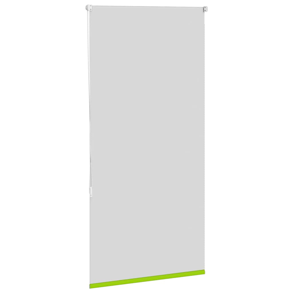 vidaXL Roller Blind Blackout Leaves Green 80x150 cm Fabric Width 75.7 cm Polyester