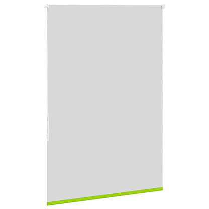 vidaXL Roller Blind Blackout Leaves Green 90x150 cm Fabric Width 85.7 cm Polyester