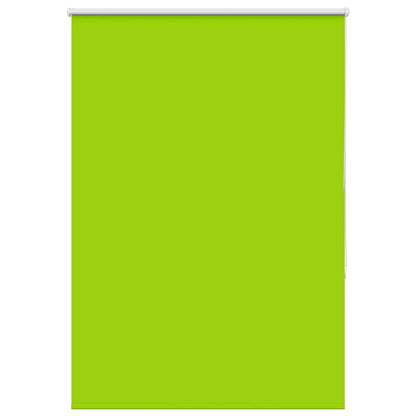 vidaXL Roller Blind Blackout Leaves Green 95x150 cm Fabric Width 90.7 cm Polyester