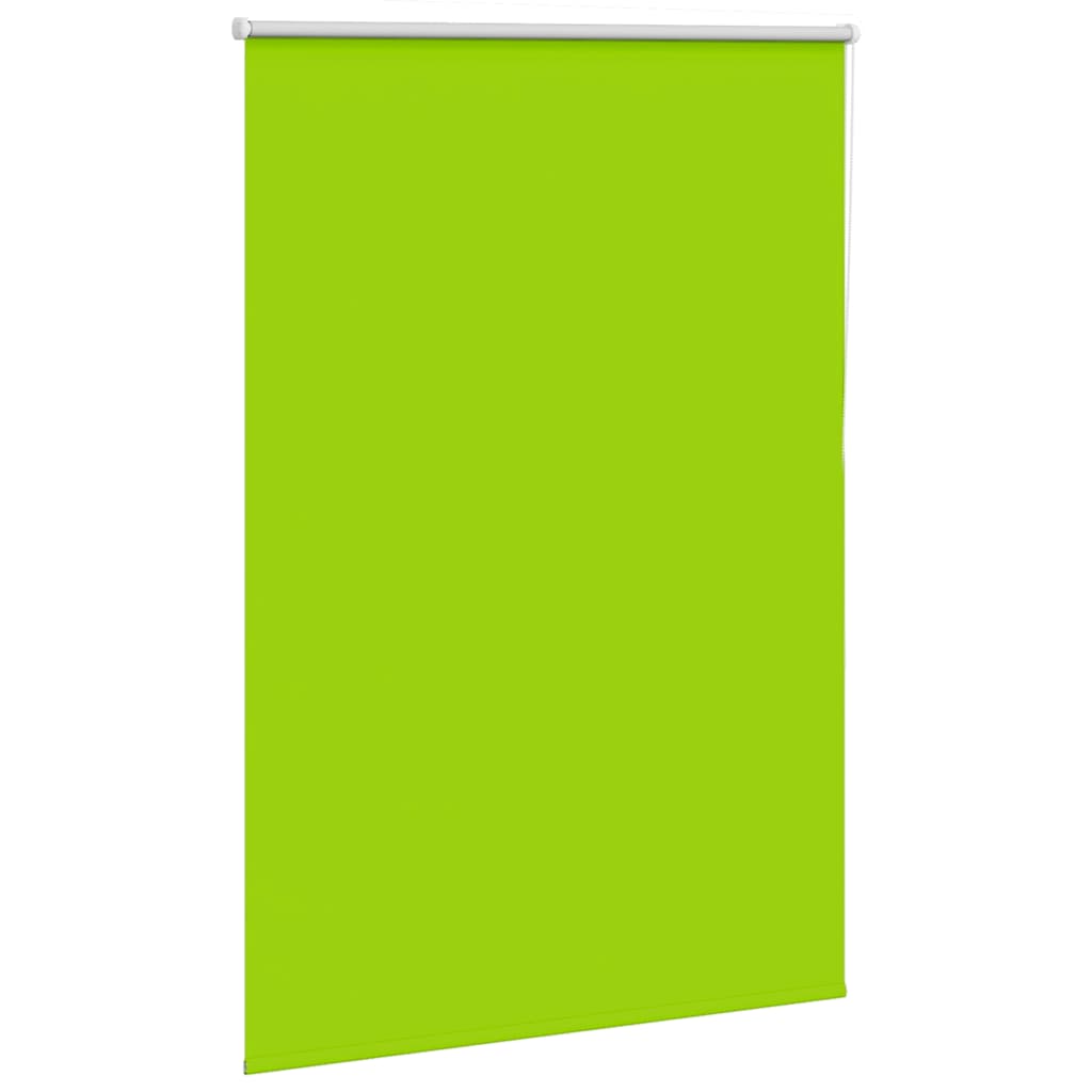vidaXL Roller Blind Blackout Leaves Green 95x150 cm Fabric Width 90.7 cm Polyester
