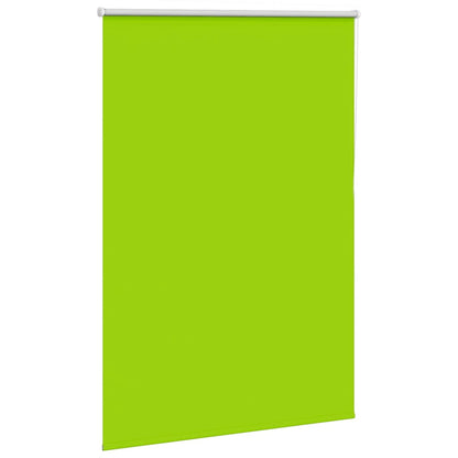 vidaXL Roller Blind Blackout Leaves Green 95x150 cm Fabric Width 90.7 cm Polyester