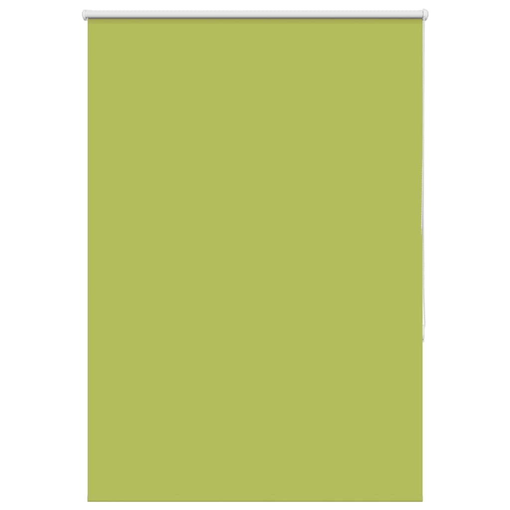 vidaXL Roller Blind Blackout Leaves Green 100x150 cm Fabric Width 95.7 cm Polyester