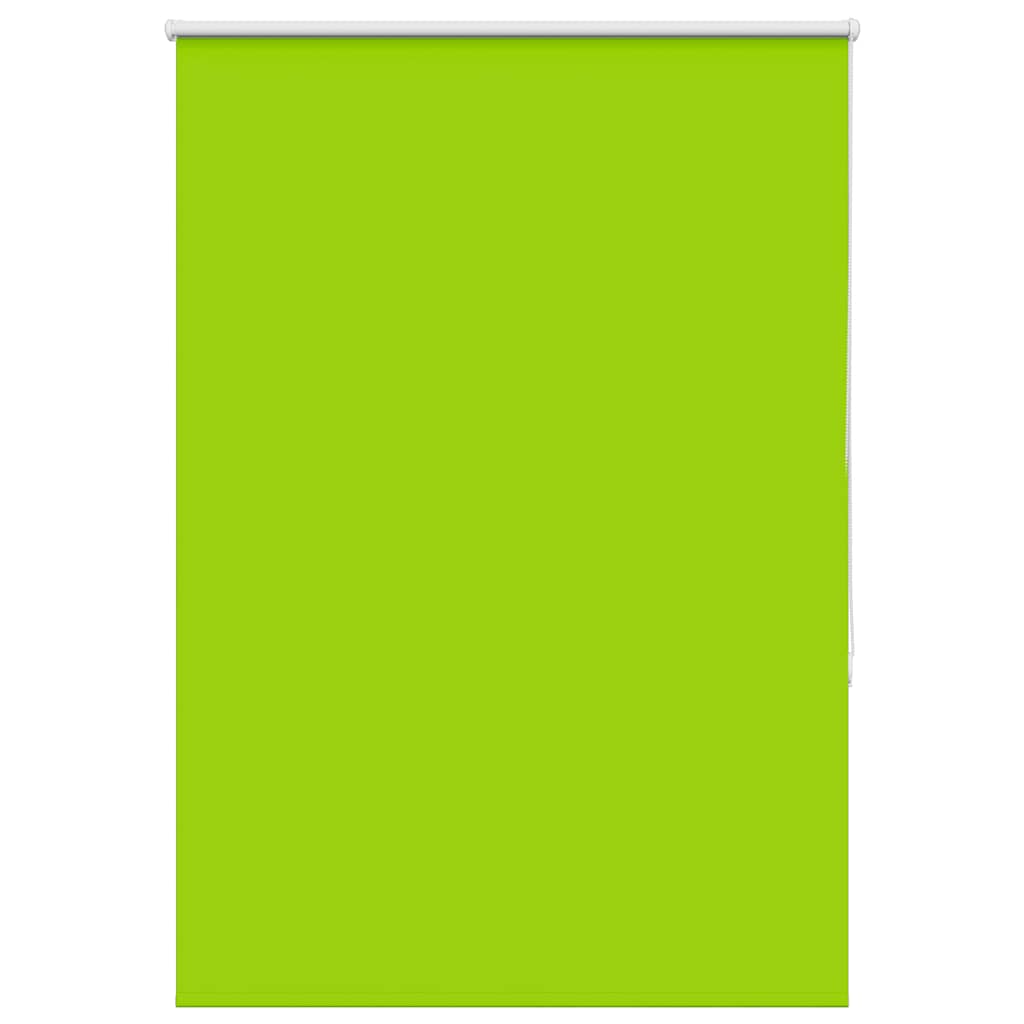 vidaXL Roller Blind Blackout Leaves Green 115x150 cm Fabric Width 110.7 cm Polyester