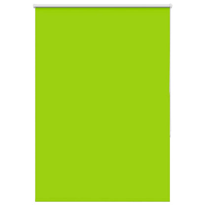 vidaXL Roller Blind Blackout Leaves Green 115x150 cm Fabric Width 110.7 cm Polyester