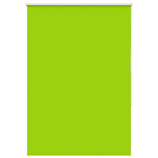 vidaXL Roller Blind Blackout Leaves Green 115x150 cm Fabric Width 110.7 cm Polyester
