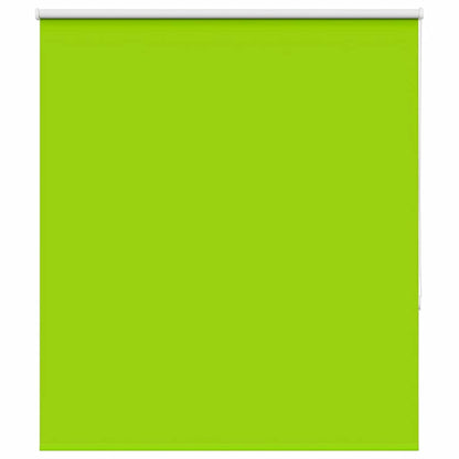 vidaXL Roller Blind Blackout Leaves Green 125x150 cm Fabric Width 121.6 cm Polyester