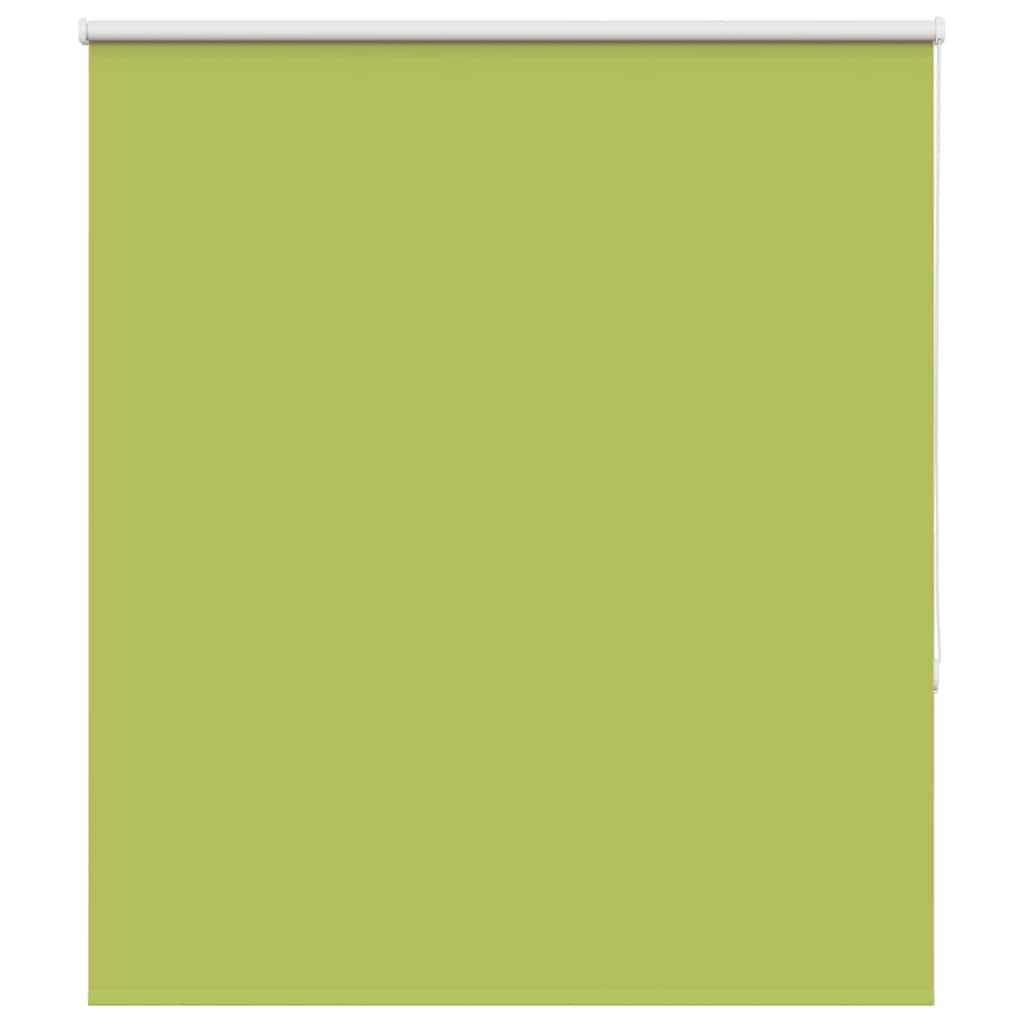 vidaXL Roller Blind Blackout Leaves Green 125x150 cm Width 121.6 cm