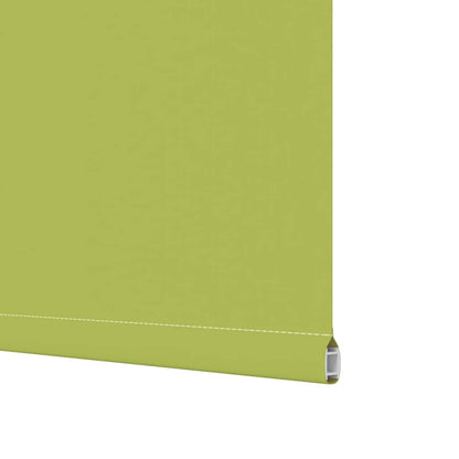 vidaXL Roller Blind Blackout Leaves Green 125x150 cm Width 121.6 cm