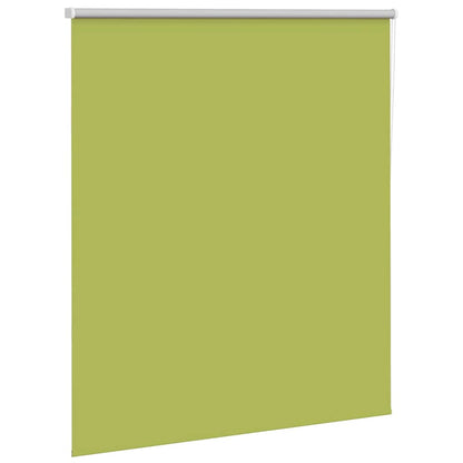 vidaXL Roller Blind Blackout Leaves Green 125x150 cm Width 121.6 cm