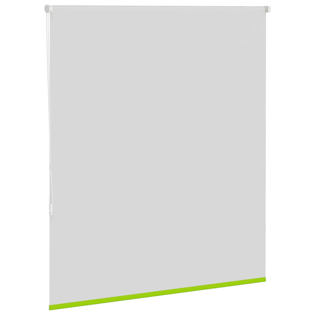 vidaXL Roller Blind Blackout Leaves Green 135x150 cm Fabric Width 131.6 cm Polyester