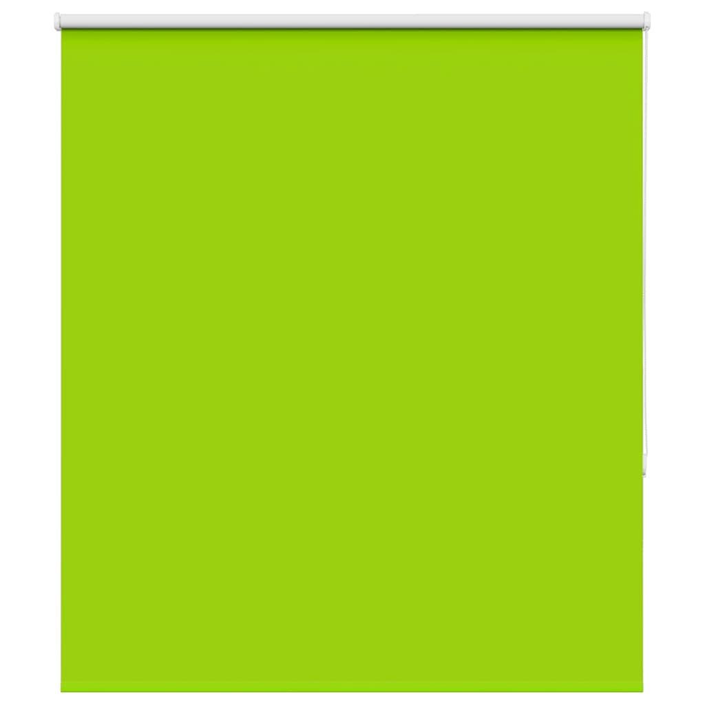 vidaXL Roller Blind Blackout Leaves Green 140x150 cm Fabric Width 136.6 cm Polyester