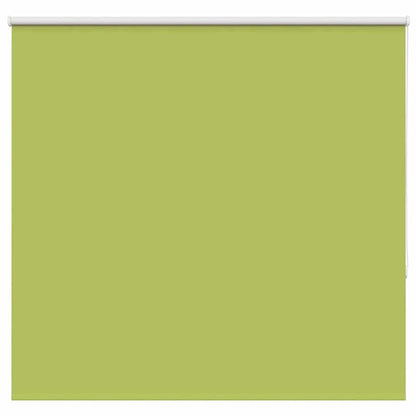 vidaXL Roller Blind Blackout Leaves Green 155x150 cm Fabric Width 151.6 cm Polyester