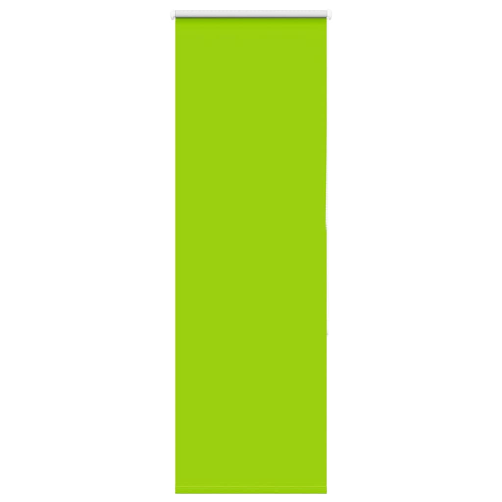 vidaXL Roller Blind Blackout Leaves Green 40x175 cm Fabric Width 35.7 cm Polyester
