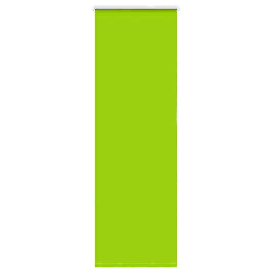 vidaXL Roller Blind Blackout Leaves Green 40x175 cm Fabric Width 35.7 cm Polyester