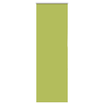 vidaXL Roller Blind Blackout Leaves Green 40x175 cm Fabric Width 35.7 cm Polyester