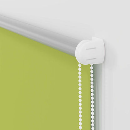 vidaXL Roller Blind Blackout Leaves Green 40x175cm Fabric Width 35.7cm