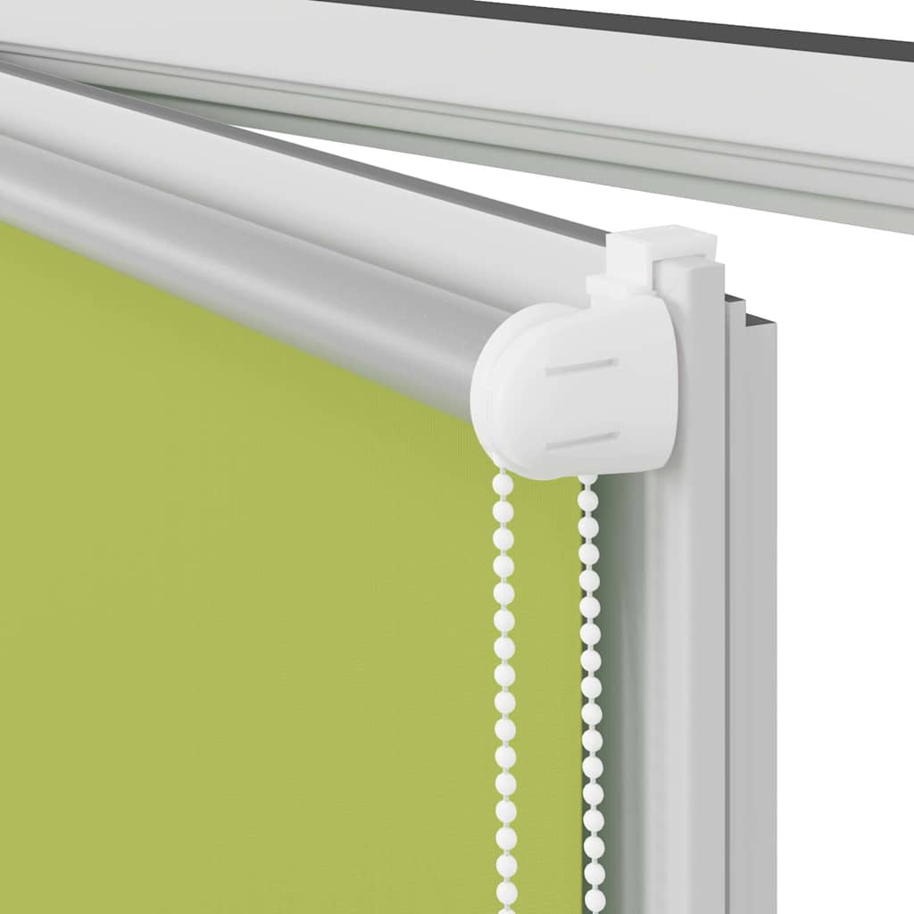 vidaXL Roller Blind Blackout Leaves Green 40x175cm Fabric Width 35.7cm