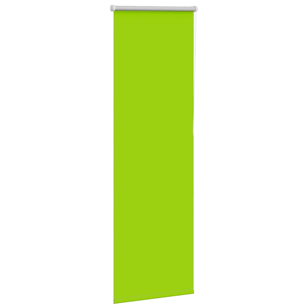 vidaXL Roller Blind Blackout Leaves Green 40x175 cm Fabric Width 35.7 cm Polyester