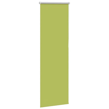 vidaXL Roller Blind Blackout Leaves Green 40x175 cm Fabric Width 35.7 cm Polyester