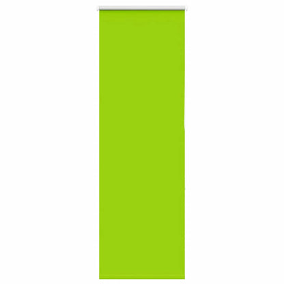 vidaXL Roller Blind Blackout Leaves Green 50x175 cm Fabric Width 45.7 cm Polyester