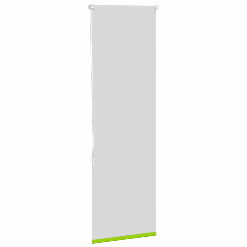 vidaXL Roller Blind Blackout Leaves Green 50x175 cm Fabric Width 45.7 cm Polyester