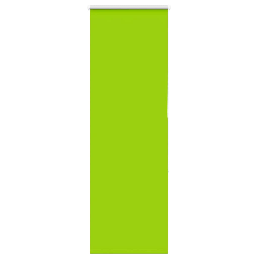 vidaXL Roller Blind Blackout Leaves Green 55x175 cm Fabric Width 50.7 cm Polyester
