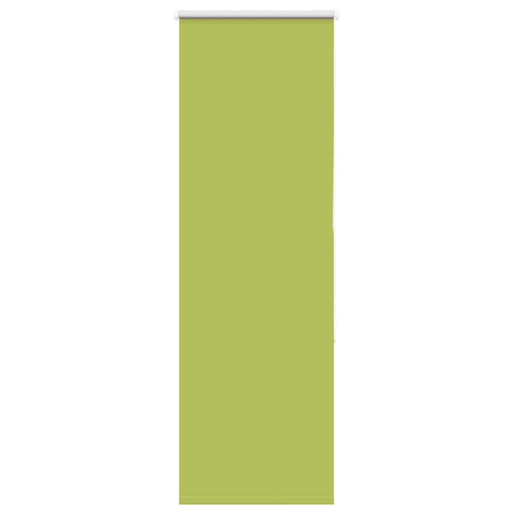vidaXL Roller Blind Blackout Leaves Green 60x175 cm Fabric Width 55.7 cm Polyester