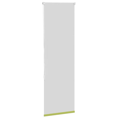 vidaXL Roller Blind Blackout Leaves Green 60x175 cm Fabric Width 55.7 cm Polyester