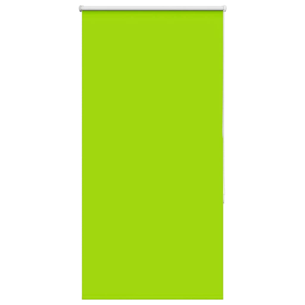 vidaXL Roller Blind Blackout Leaves Green 65x175 cm Fabric Width 60.7 cm Polyester