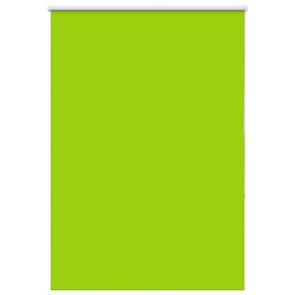 vidaXL Roller Blind Blackout Leaves Green 105x175 cm Fabric Width 100.7 cm Polyester