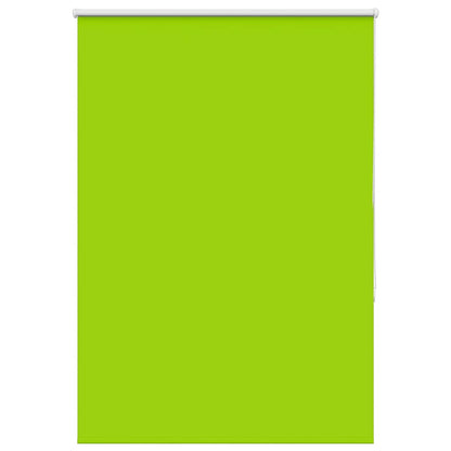 vidaXL Roller Blind Blackout Leaves Green 115x175 cm Fabric Width 110.7 cm Polyester