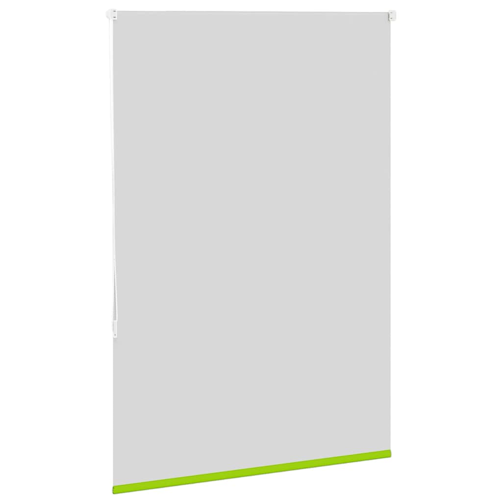 vidaXL Roller Blind Blackout Leaves Green 115x175 cm Fabric Width 110.7 cm Polyester