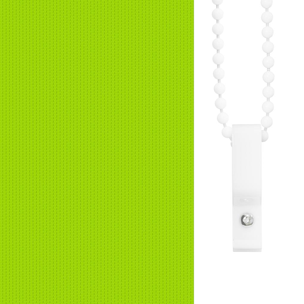 vidaXL Roller Blind Blackout Leaves Green 115x175 cm Fabric Width 110.7 cm Polyester