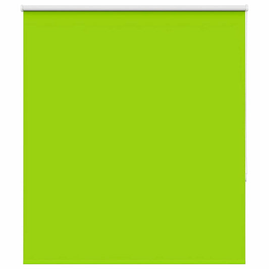 vidaXL Roller Blind Blackout Leaves Green 120x175 cm Fabric Width 116.6 cm Polyester