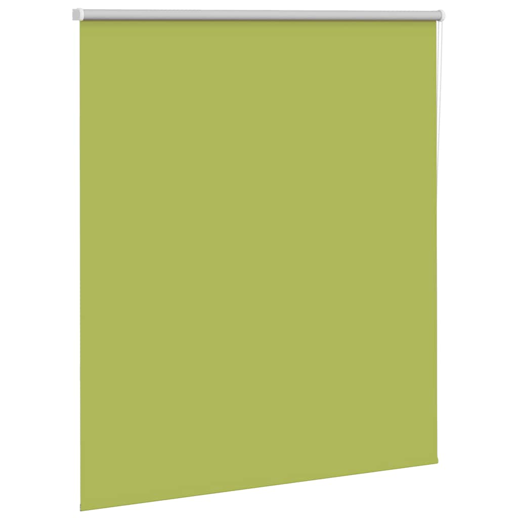 vidaXL Roller Blind Blackout Leaves Green 120x175 cm Width 116.6 cm